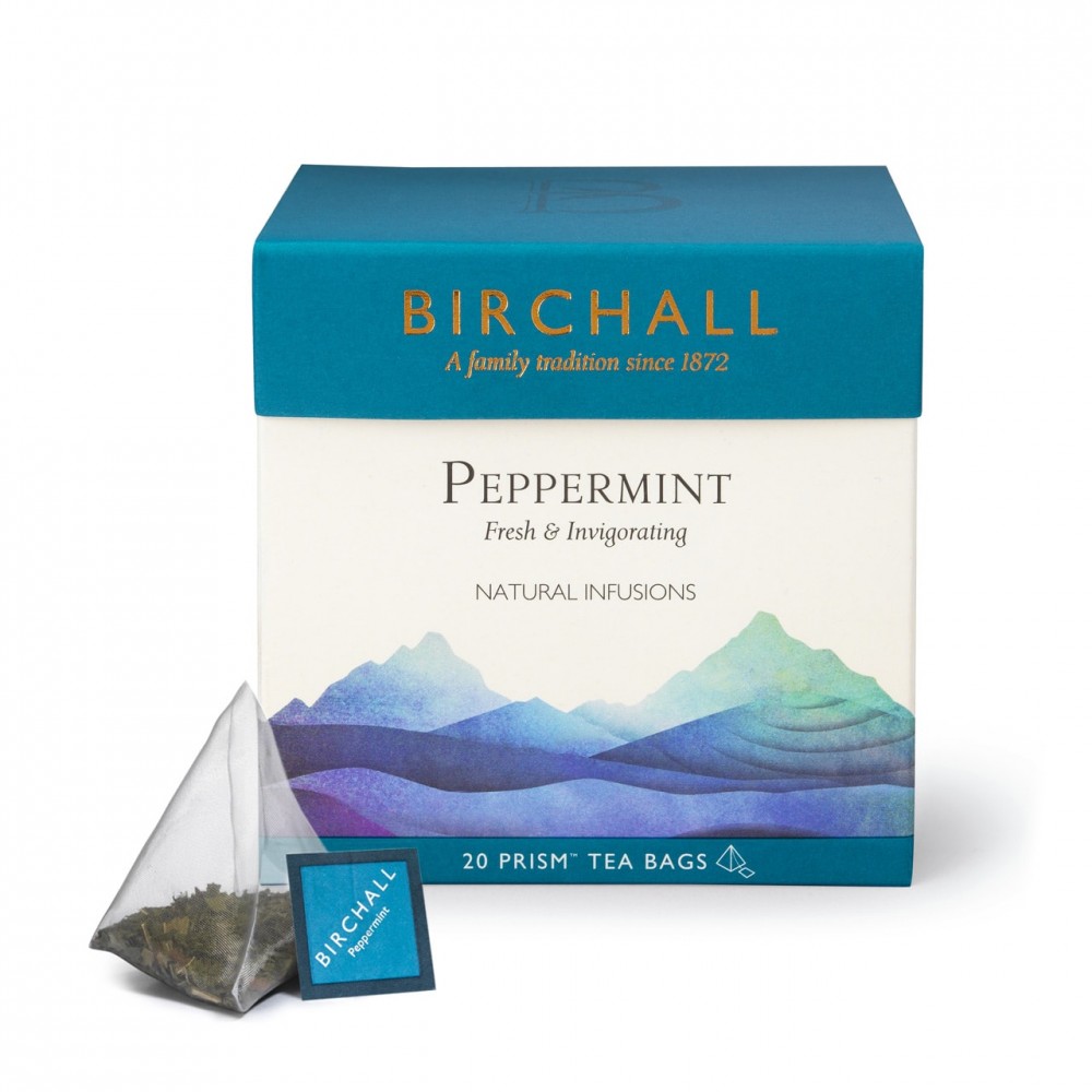 Birchall Peppermint Prism Tea Bags